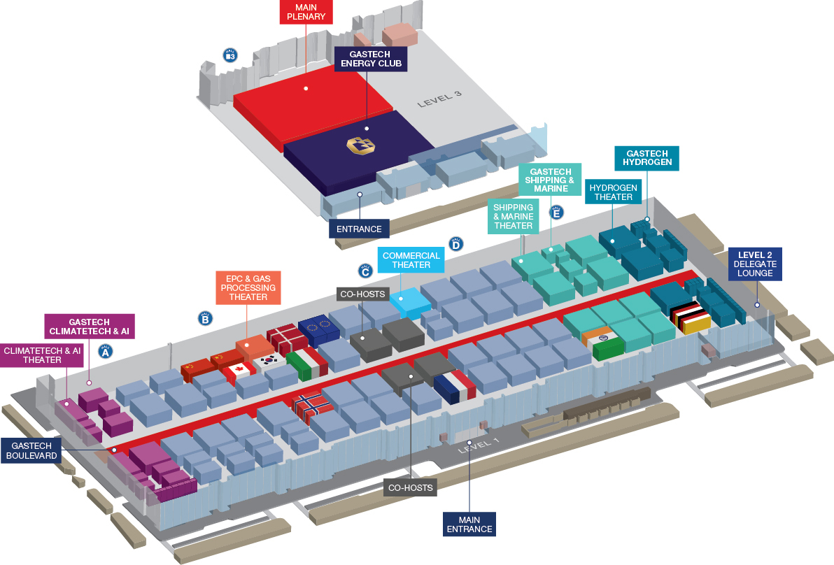 Gastech 2024 Location Map Dinny Nanine