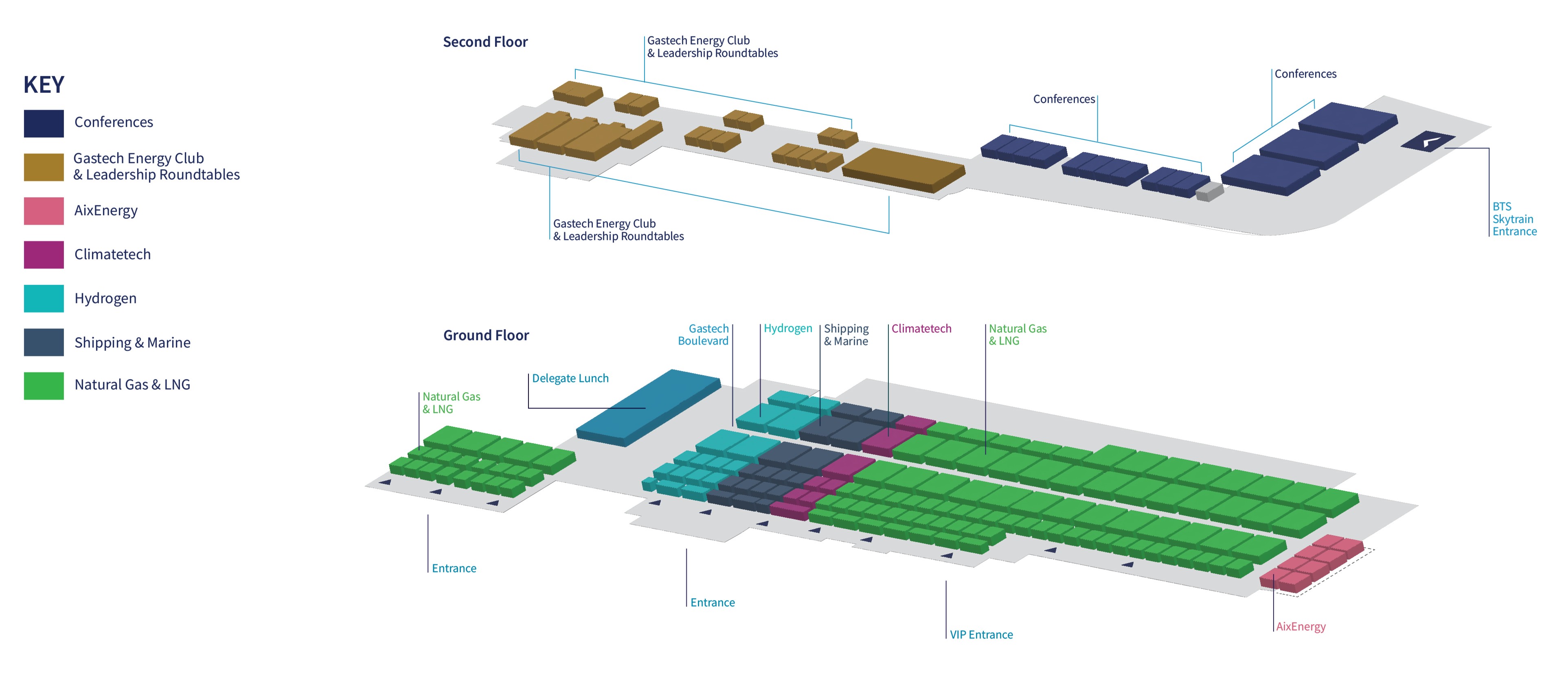 Gastech 2026 floorplan